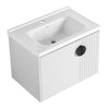 28 Inch Bathroom Vanity with Ceramic Sink, For Small Bathroom, Bathroom Vanity with Soft Close Door