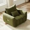 39.7'' Teddy Fabric Sofa, Modern Lounge Chair for Apartment, Office, Living Room and Bedroom