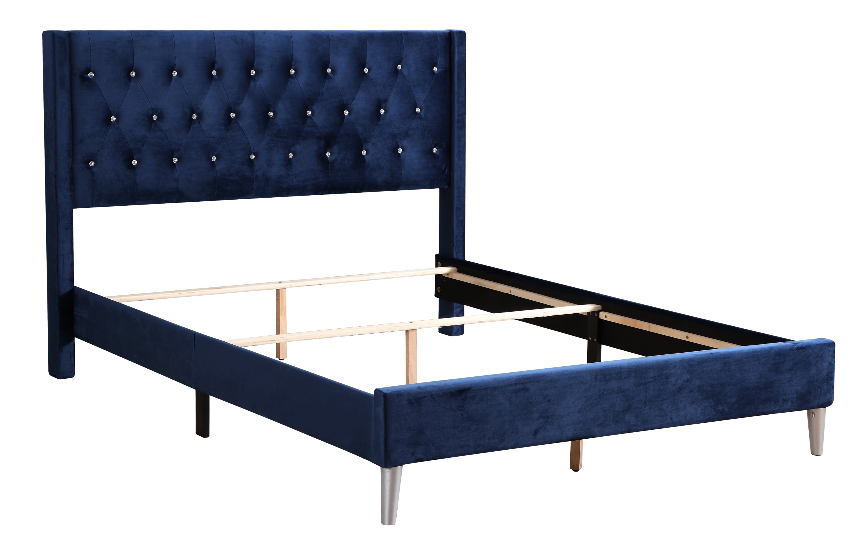 Modern Navy Blue Full Bed For Your Bedroom