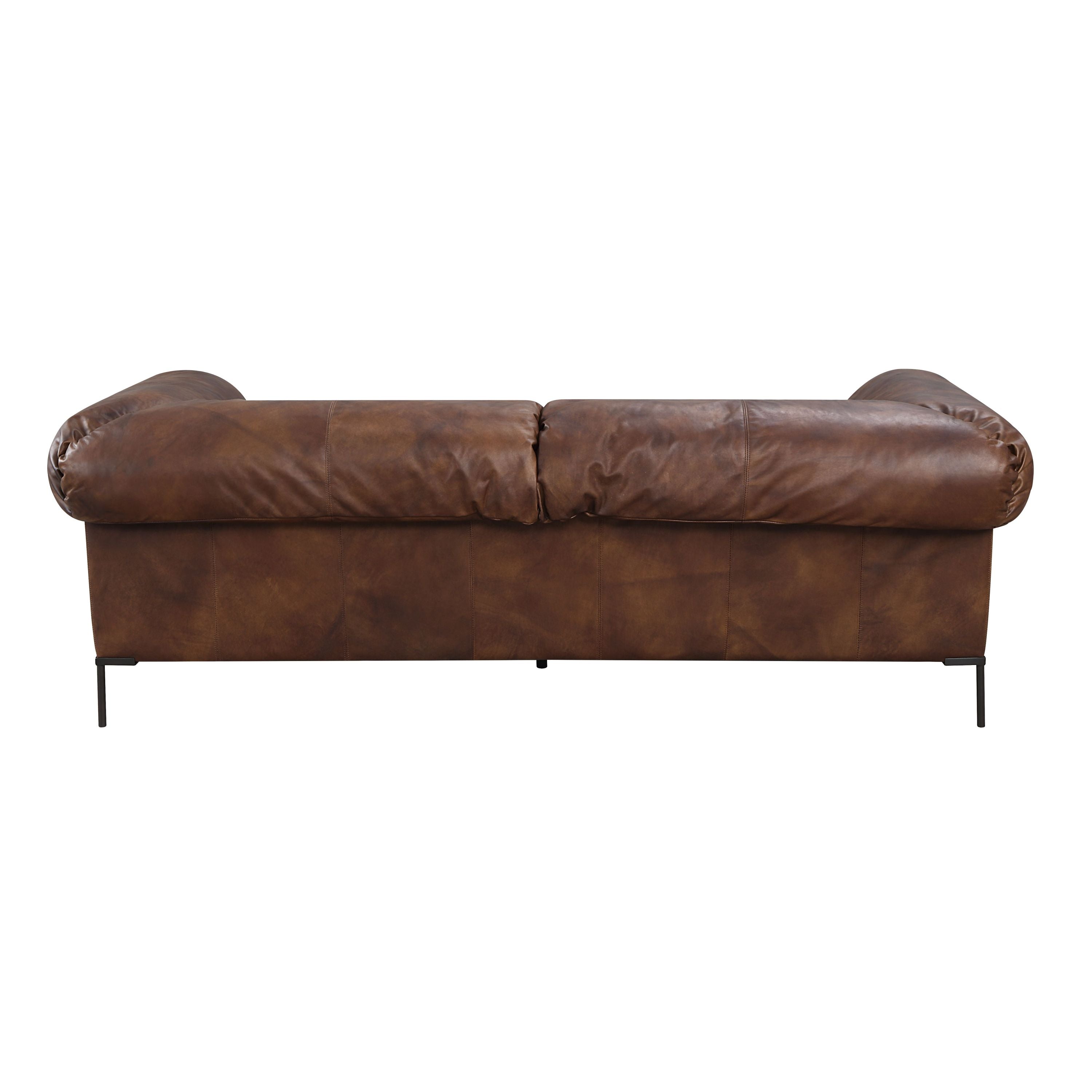 Jaron Macho Top Grain Leather Sofa