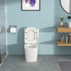 Ceramic One Piece Toilet,Dual Flush with Soft Clsoing Seat