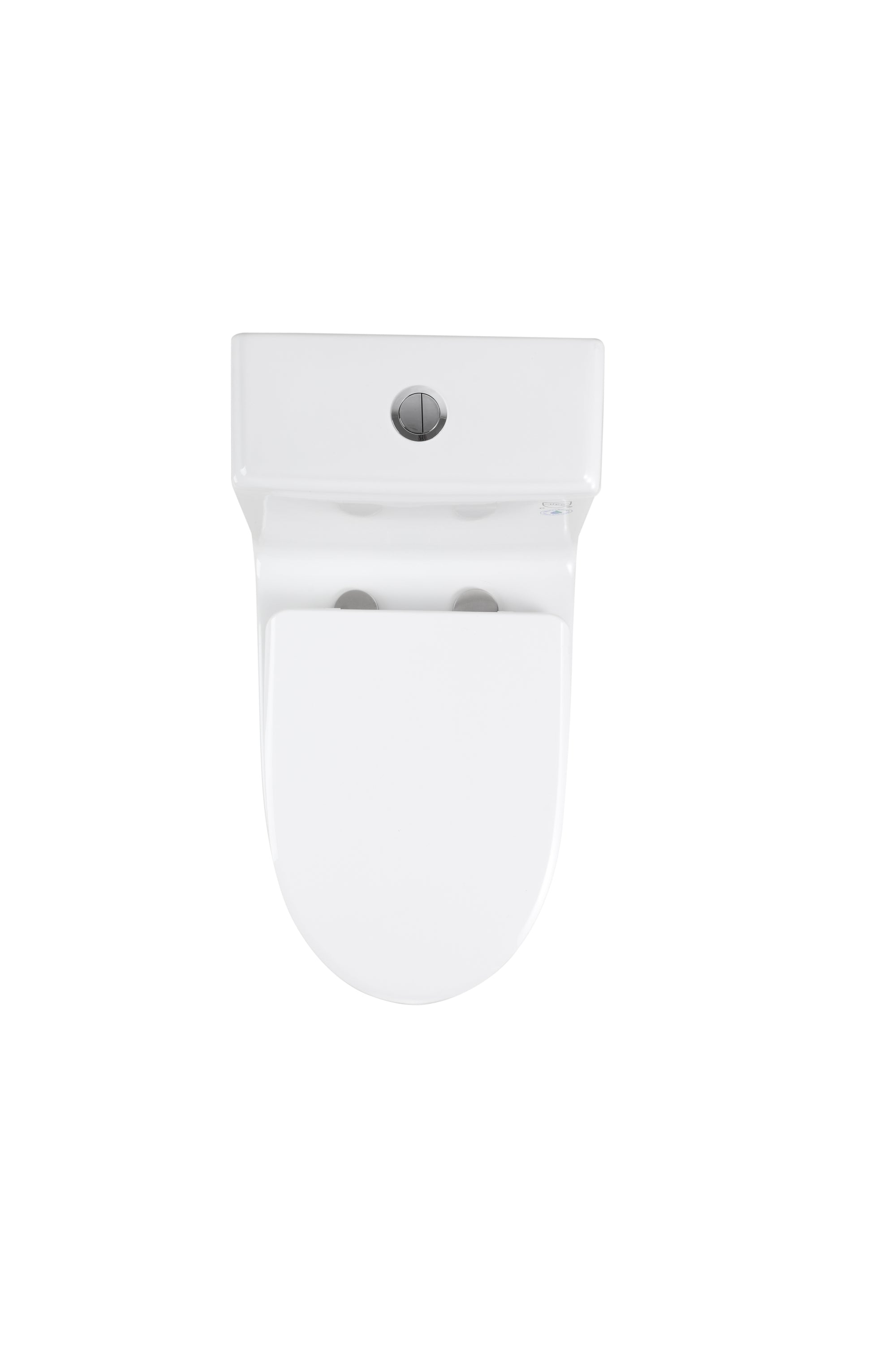 1.1/1.6 GPF Elongated Comfort Height Super Quite Flushing Floor Mounted One-Piece Toilet, CUPC Certified, WaterSense Cetified, Ceramic, White Color, Soft Close Seat