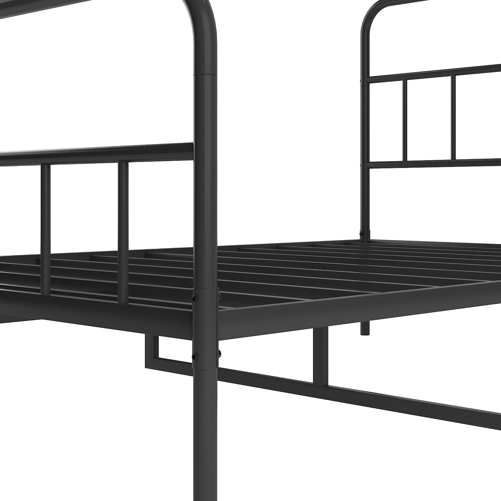 Metal Platform Bed frame with Headboard, Sturdy Metal Frame, No Box Spring Needed(Queen)