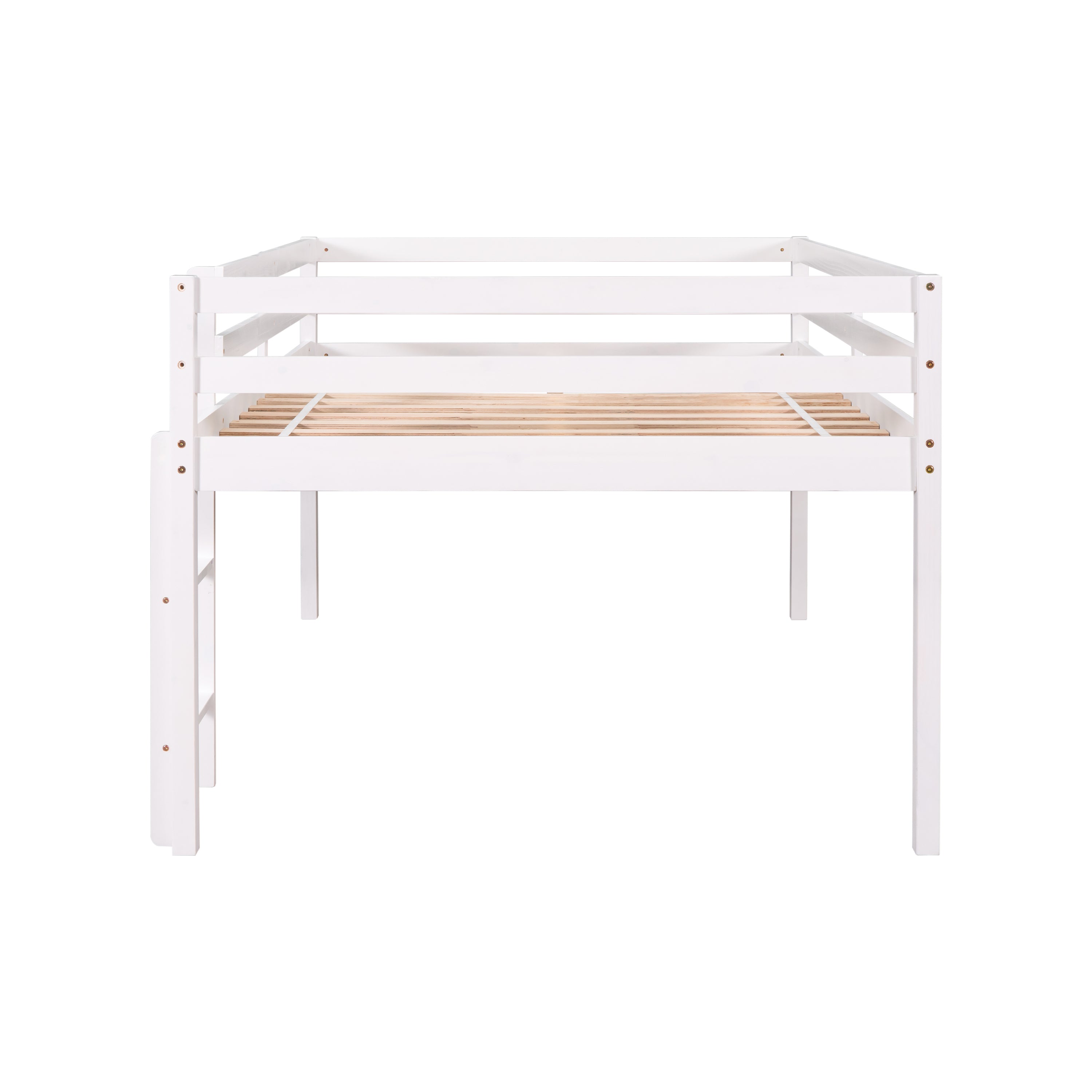 Full Loft Bed,White