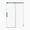 60 x 76 in Fixed and Sliding Square-Tube Shower Door - 60 x 76 in / Matte Black view 1