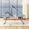 Pilates core bed, foldable home high quality, yoga studio with the same commercial fitness equipment, beige