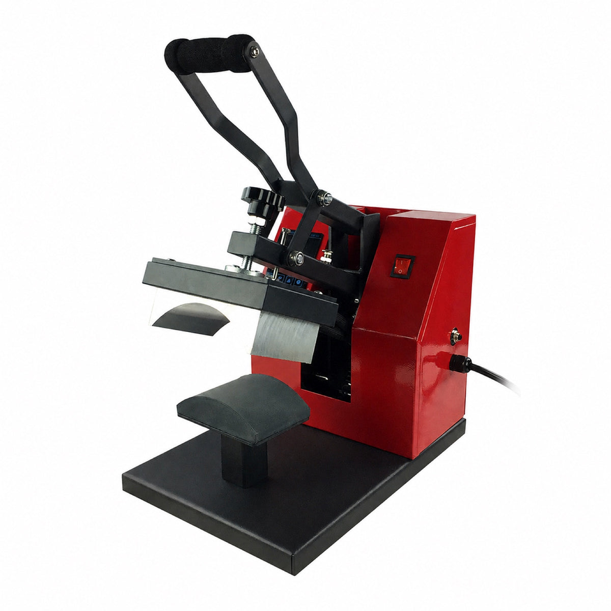 Transforsa cap heat press rear three-quarter view