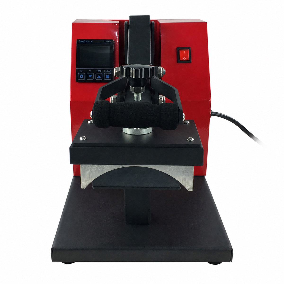 Transforsa clamshell cap heat press front view