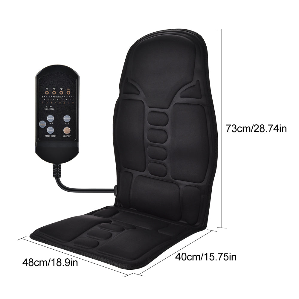 Electric Heating Vibrating Massager Chair Pad