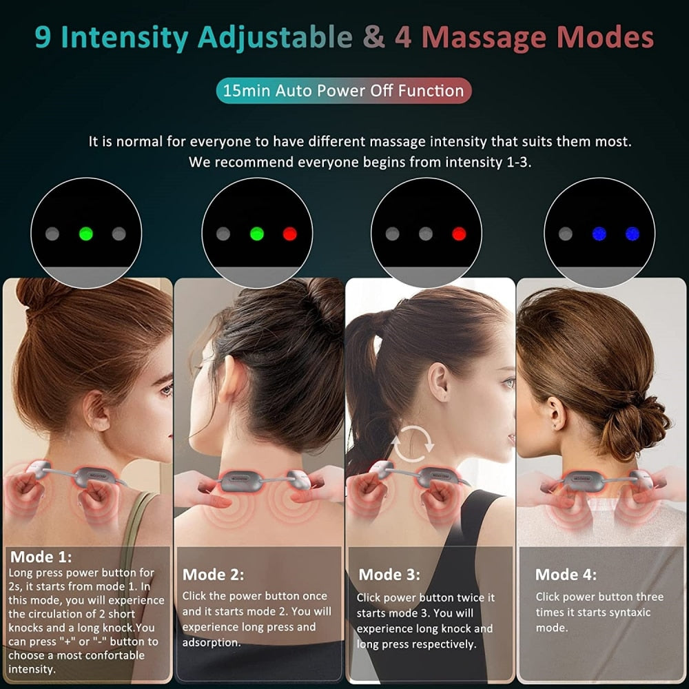 Hanging Cervical Spine Massager Mini Pulse Shoulder Massage