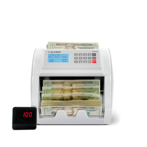 AccuBANKER S1070 portable bill counter front view