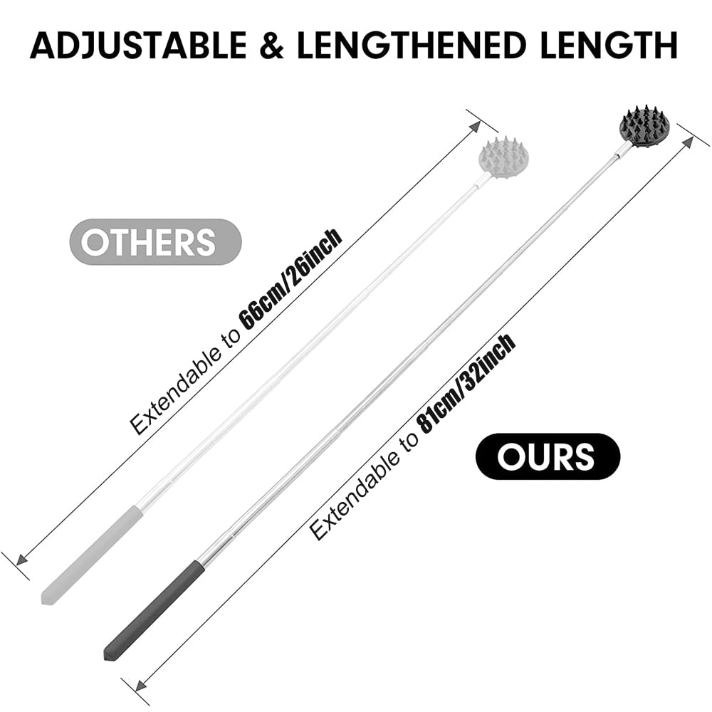 Stainless Steel Telescoping Back Scratcher