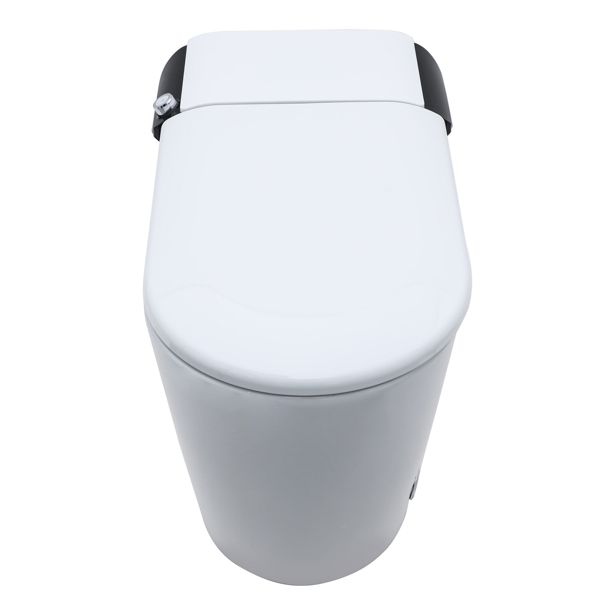 Smart Toilet with Bidet Built in, Auto Open & Close, Elongated Heated seat, Foot Sensor Flush, LED Display, Warm Water Wash, Dryer, Night Light