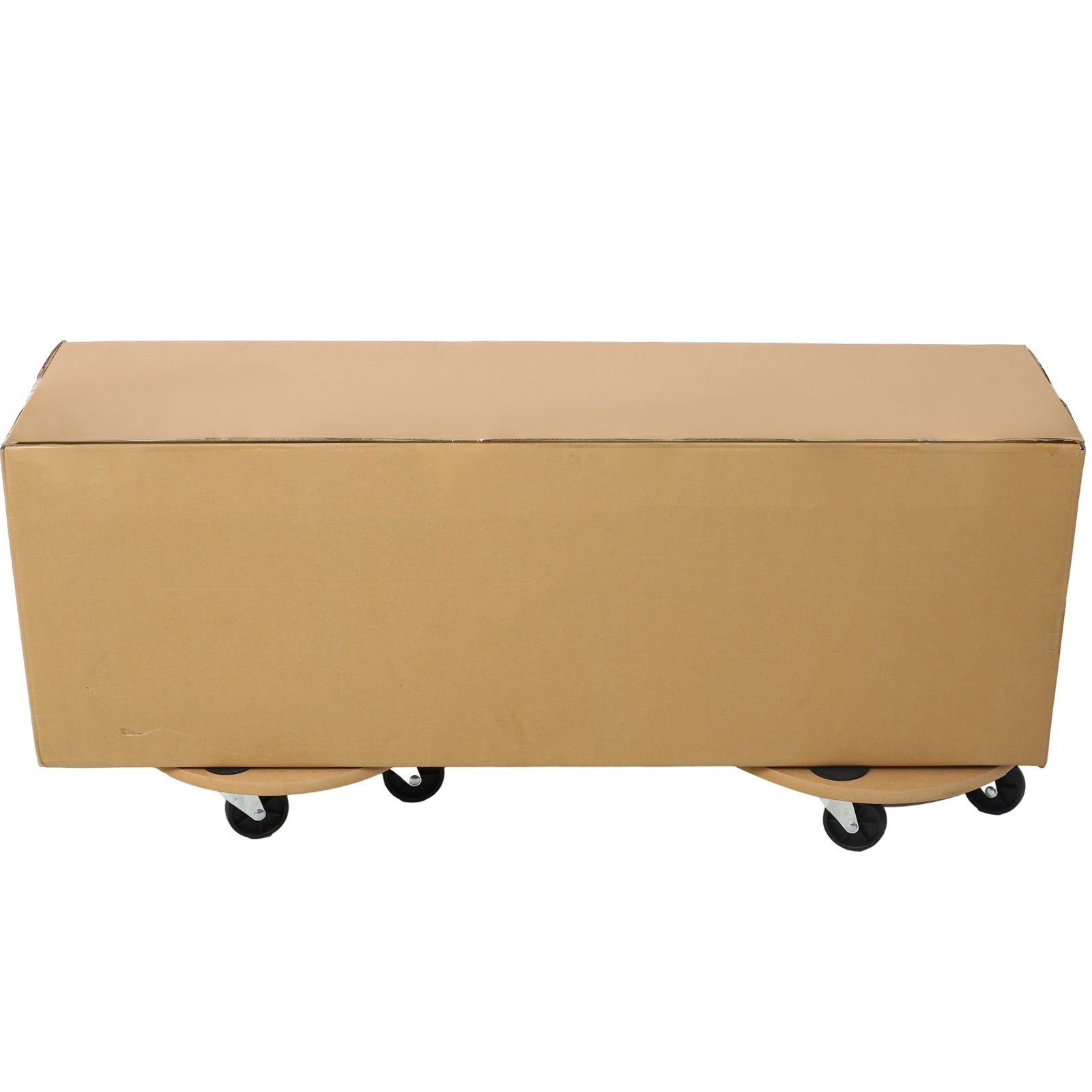 Furniture Moving Dolly, Heavy Duty Wood Rolling Mover with Wheels for Piano Couch Fridge Heavy Items, Securely Holds 500 Lbs (2pcs 15" Round Platform)