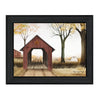 "Bucks County Bridge" By Billy Jacobs, Printed Wall Art, Ready To Hang Framed Poster, Black Frame