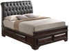 Glory Furniture LaVita G8875E-QB5 Queen Storage Bed , Cappuccino