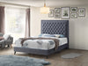 Luxurious Gray Glam King Bed