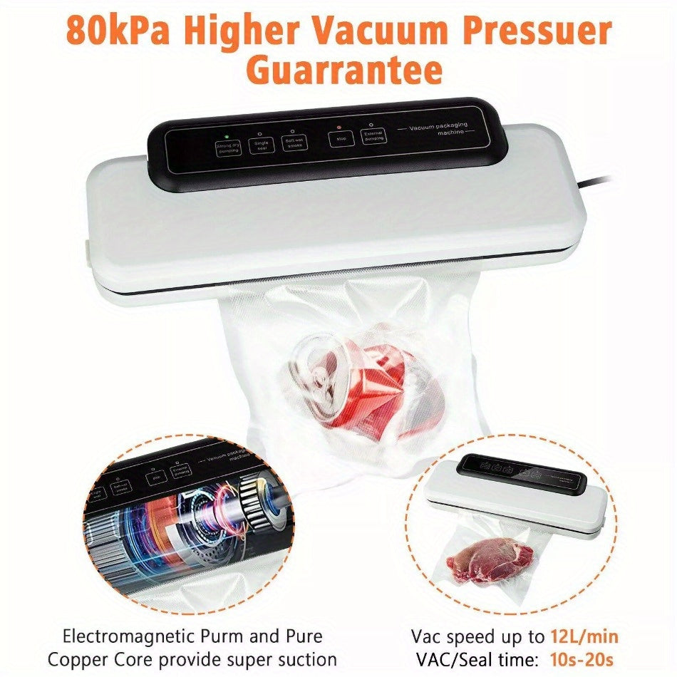 Commercial Vacuum Sealer Machine Seal a Meal Food Saver System With Free Bags