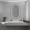 20X32inch Bathroom Led Classy Vanity Mirror with focused backplane,Black aluminum alloy frame,High Lumen,Dimmable Touch,Wall Switch Control, Anti-Fog ,CRI 95 Adjustable 3000K-4500K-6000K ,IP54 Waterp