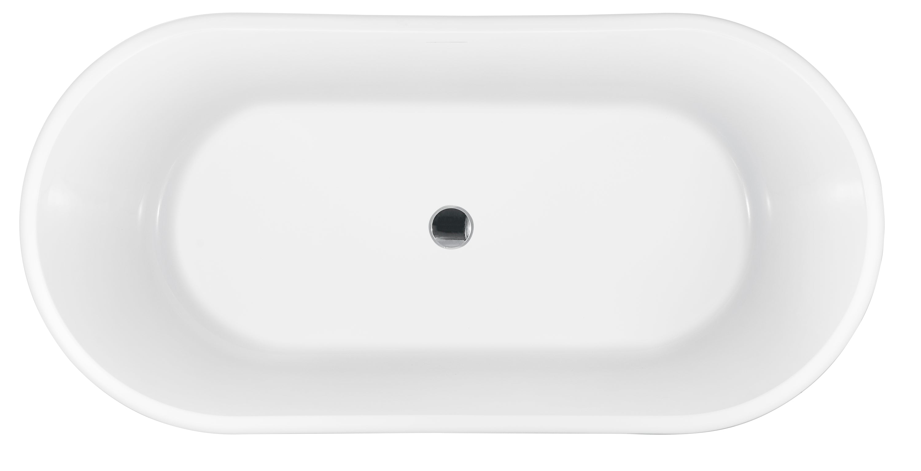 54" Acrylic Freestanding Soaking Bathtub-54‘’-white