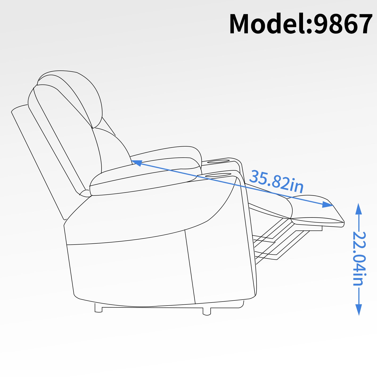 Up to 350 LBS Chenille Power Lift Recliner Chair, Heavy Duty Motion Mechanism with 8-Point Vibration Massage and Lumbar Heating, USB and Type-C Ports, Stainless Steel Cup Holders, Brown