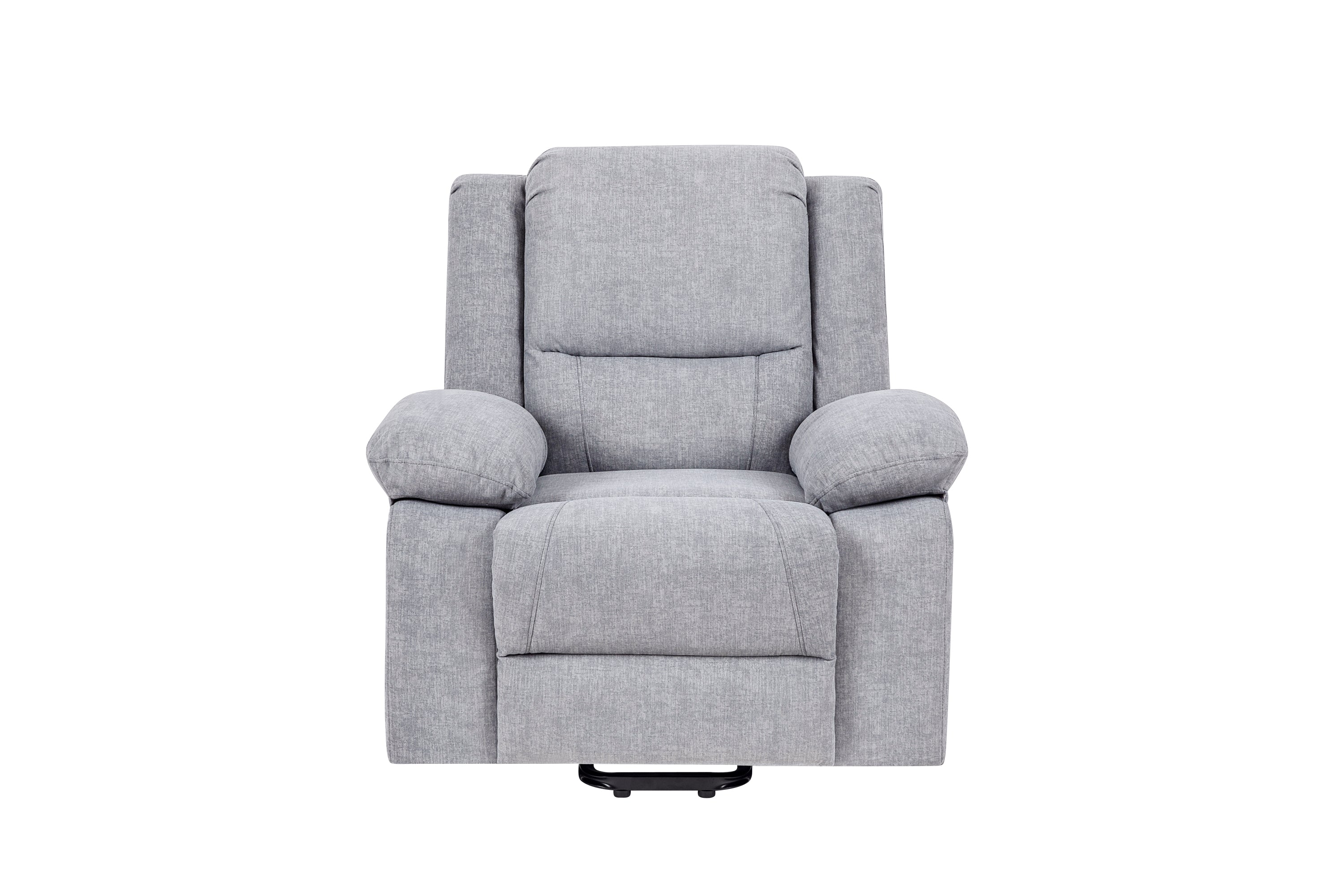 Electric Power Recliner Chair With Massage For Elderly ,Remote Control Multi-function Lifting, Timing, Cushion Heating Chair With Side Pocket Light Grey