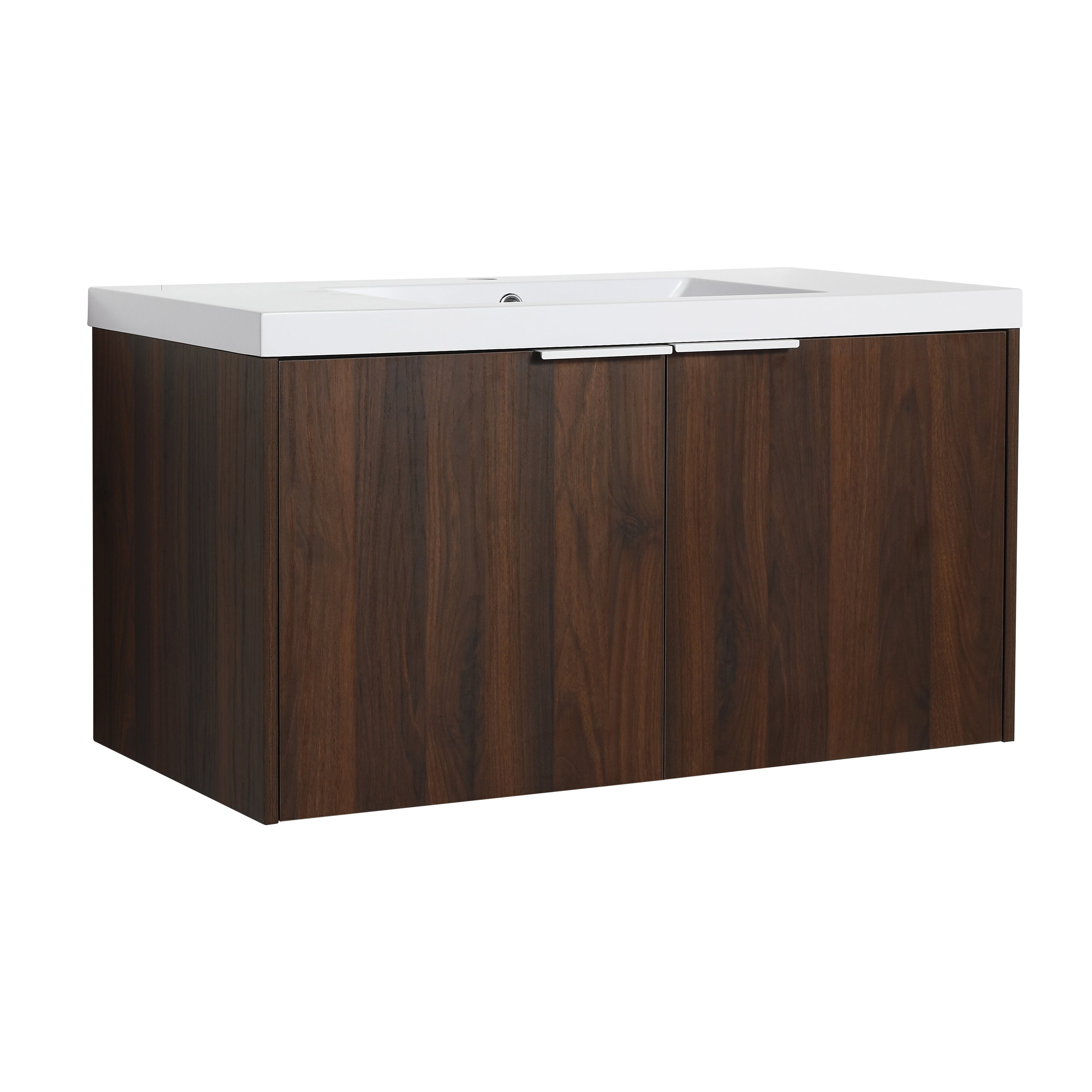 Modern Design 36 Inch Float Mounting Bathroom Vanity With Sink Soft Close Door,2 Doors-00636CAW(KD-Packing)