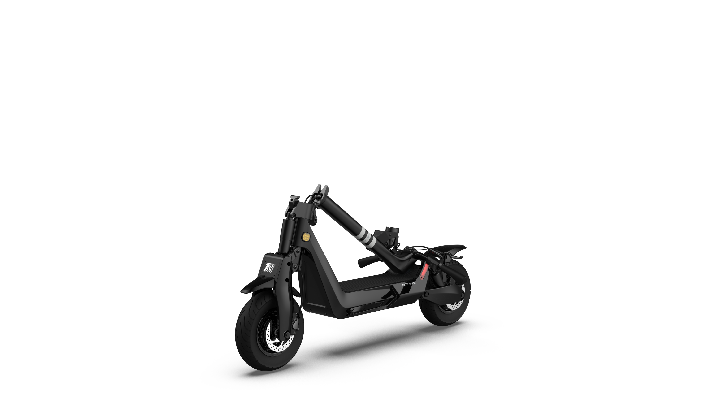 Super Electric Scooter w/31 mi Max Range & 37 mph Max Speed - Black