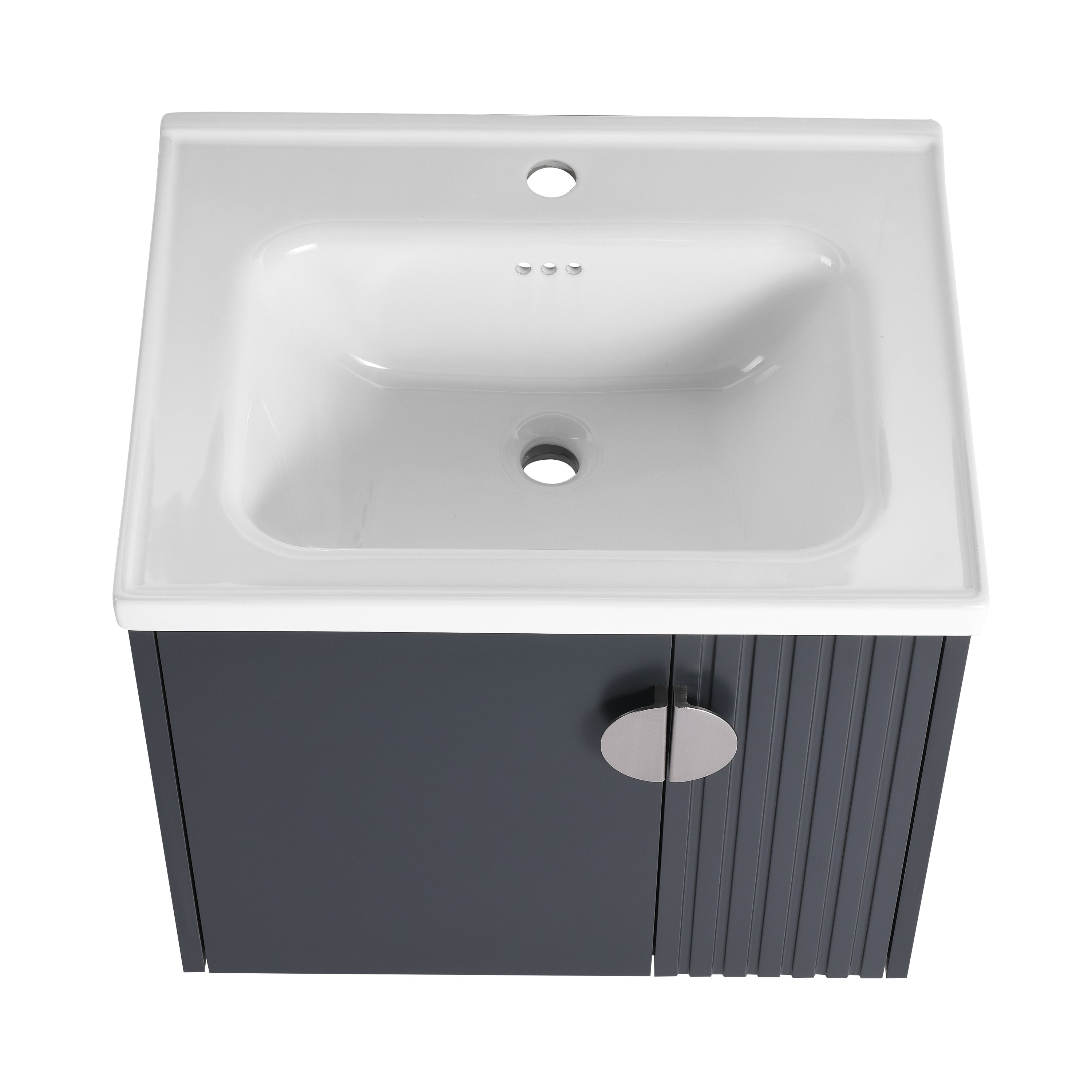 24 Inch Bathroom Vanity with Sink, For Small Bathroom, Bathroom Vanity with Soft Close Door