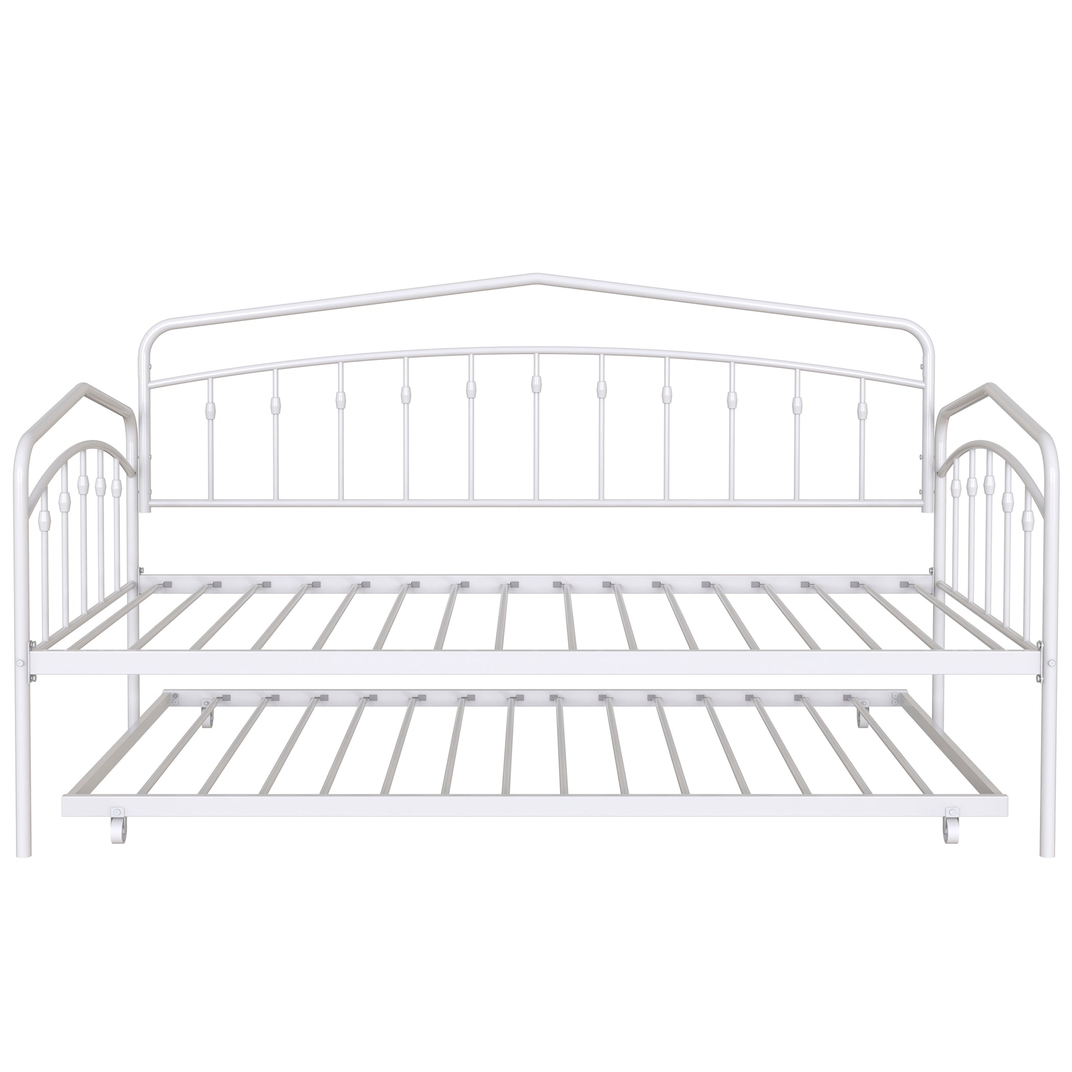 Fox Twin Daybed with Twin Trundle, White