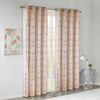 Total Blackout Metallic Print Grommet Top Curtain Panel(Only 1 Pc Panel)