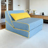 Three in one folding sofa, convertible bed, easy to carry outdoors, suitable for living room, bedroom, lounge, outdoor