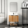 30 Inch Freestanding Bathroom Vanity With Resin Basin,30x18,(W99951318)