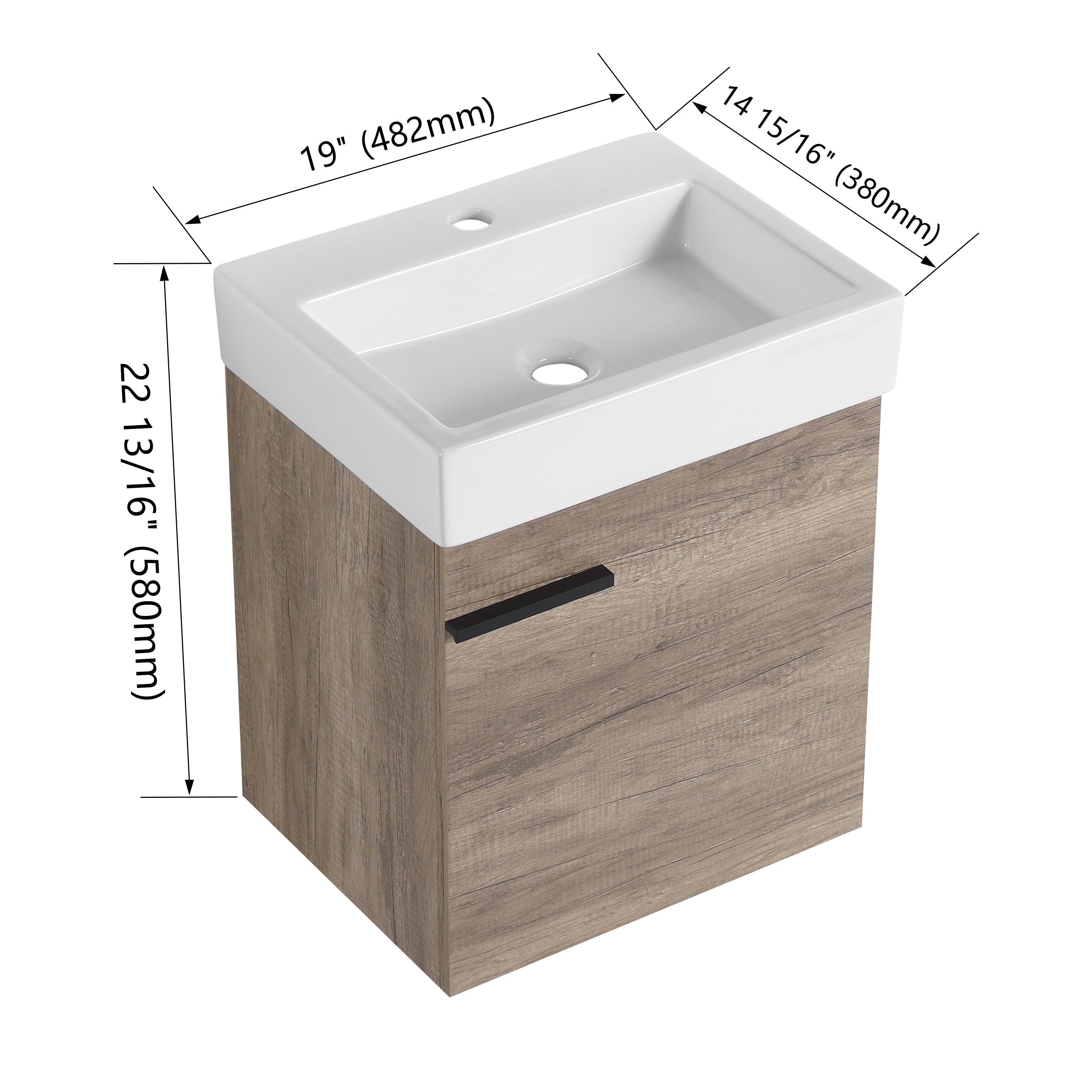 18 inch Bathroom Vanity With Top, Small Bathroom Vanity And Sink