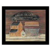 "HOT BATH" by Pam Britton, Ready to Hang Framed Print, Black Frame