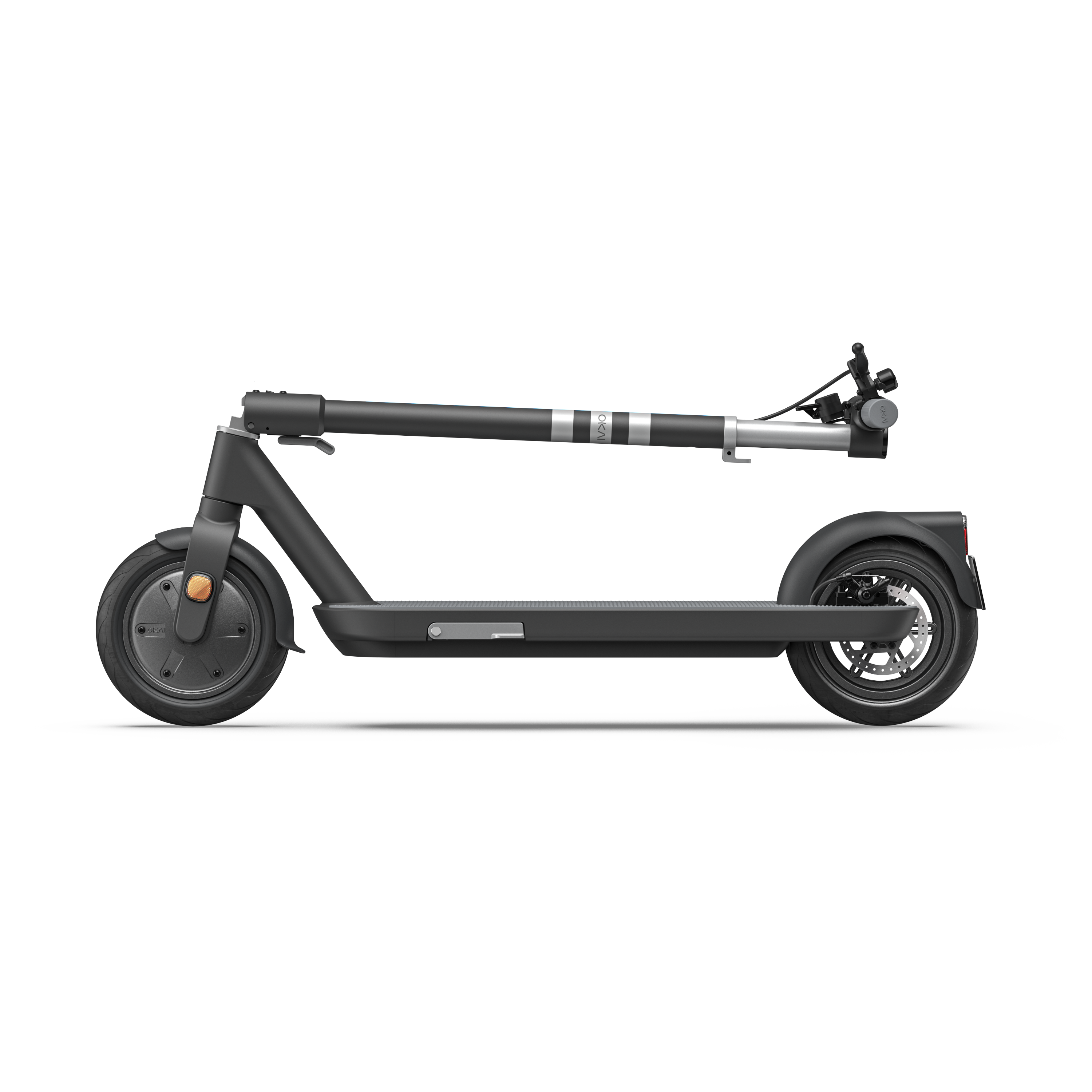 Foldable Electric Scooter w/18.6 Miles Max Operating Range & 15.5 mph Max Speed - Black