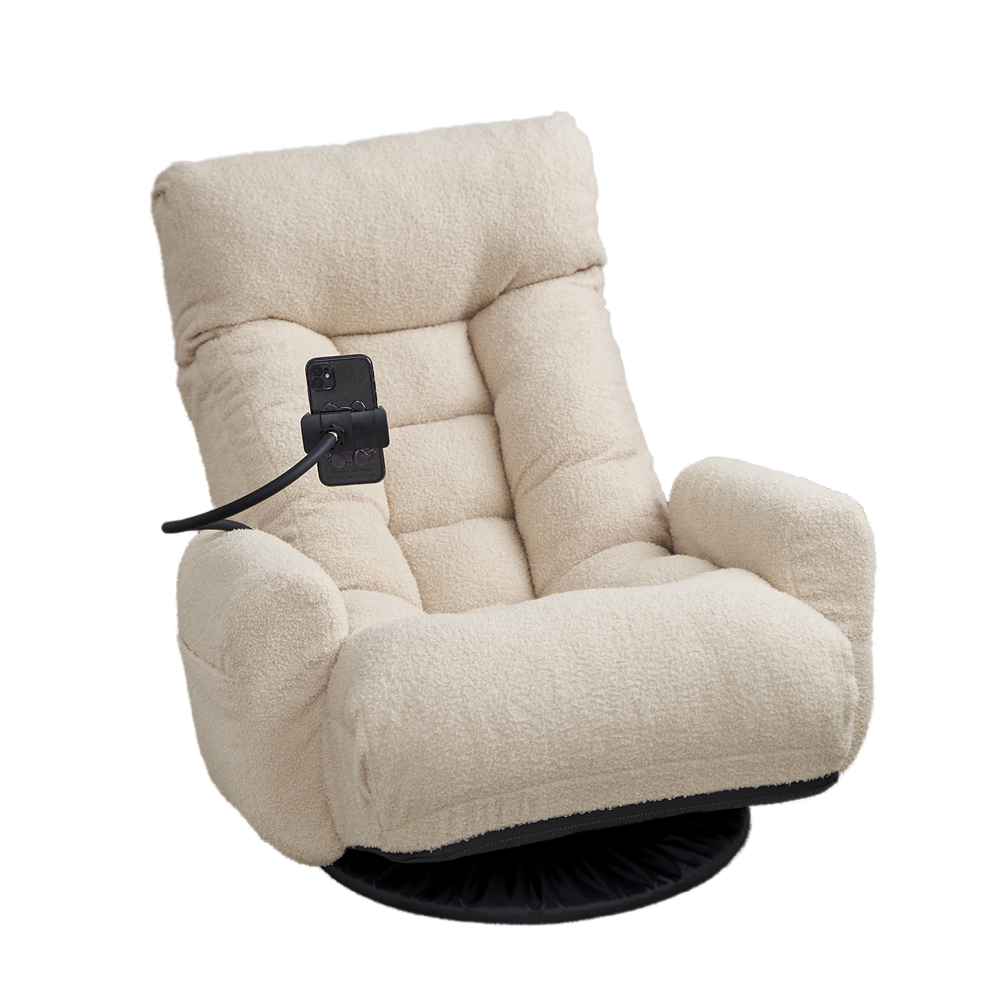 Adjustable head and waist, game chair, lounge chair in the living room, 360 degree rotatable sofa chair,Rotatable seat Leisure Chair deck chair