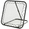 Soozier Soccer Rebounder Net, 3' x 3', Angle Adjustable Portable Training Goal Net with Quick Folding Design, Sturdy Metal Tube