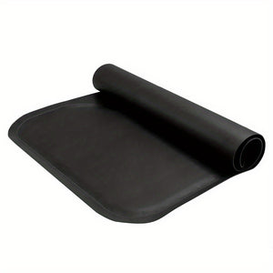 Black Rectangle 5'x3' Anti-Fatigue Floor Mat for Barber Salon & Spa Equipment