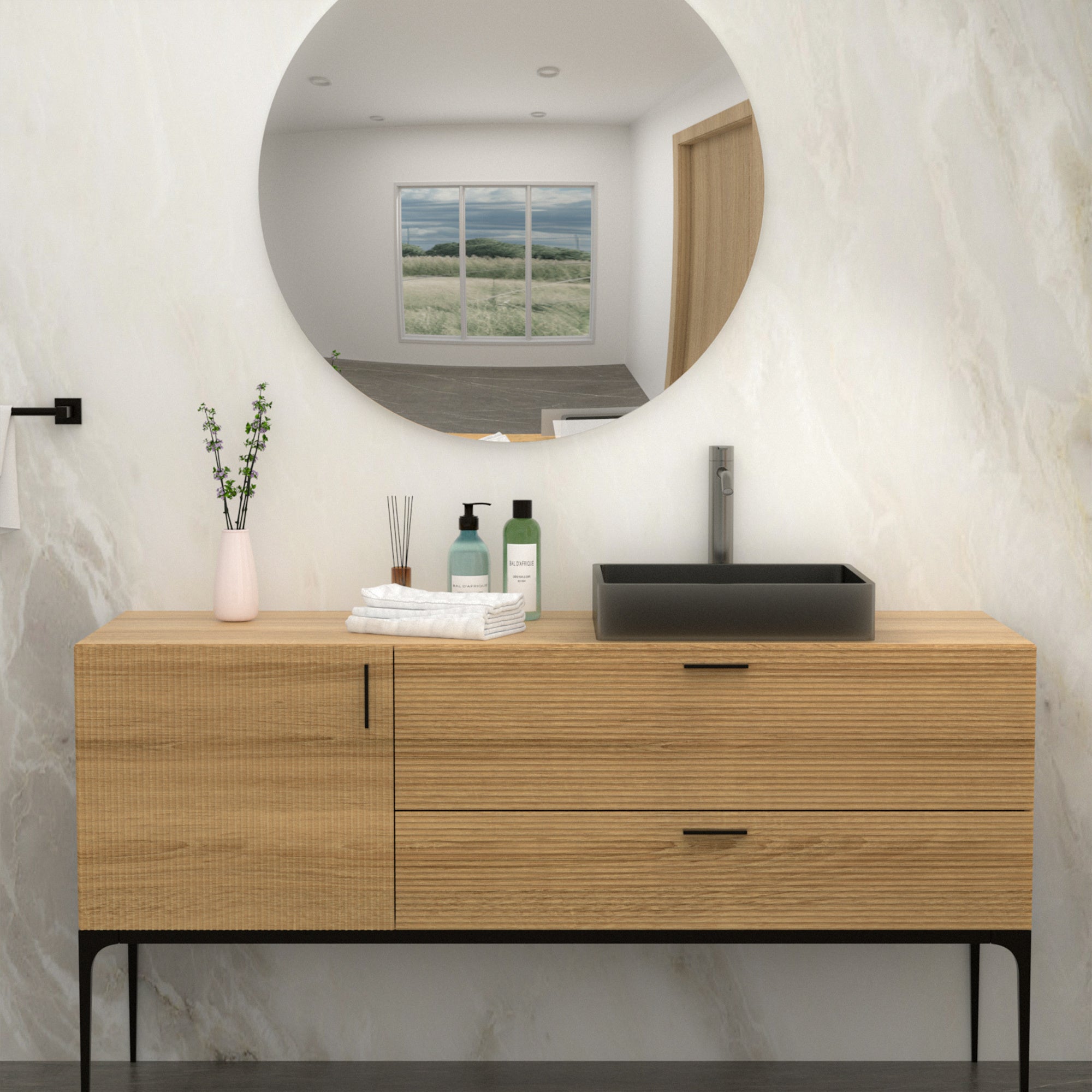 19"x15" Gunmetal Black Stainless Steel Bathroom Sink with Pop Up Drain