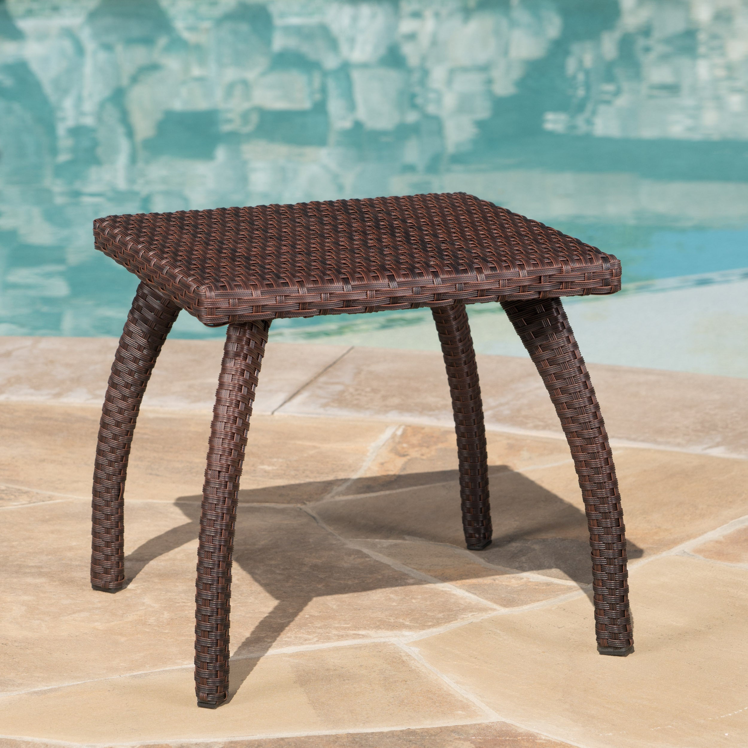 HONOLULU BROWN SIDE TABLE