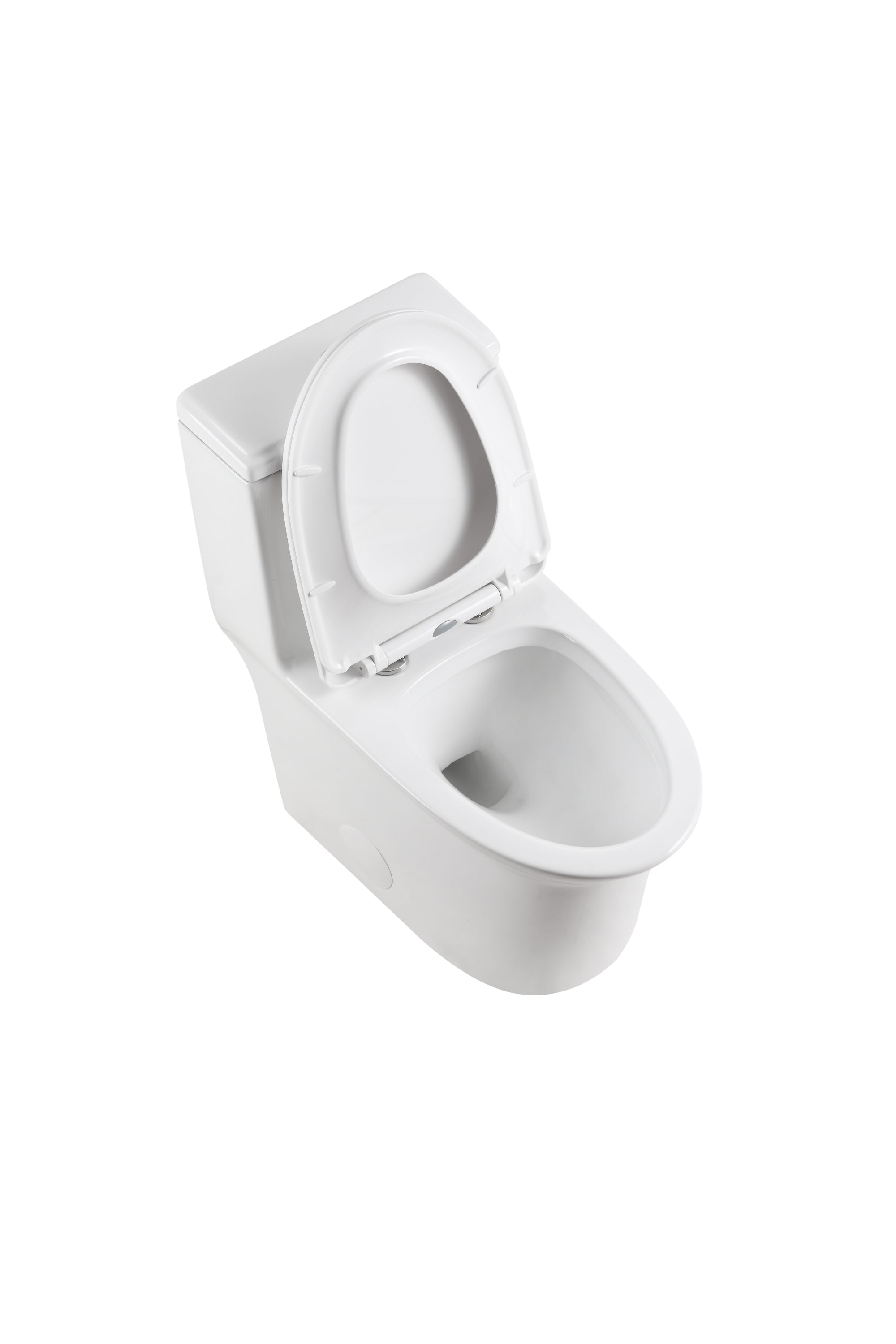 1.1/1.6 GPF Elongated Comfort Height Super Quite Flushing Floor Mounted One-Piece Toilet, CUPC Certified, WaterSense Cetified, Ceramic, White Color, Soft Close Seat