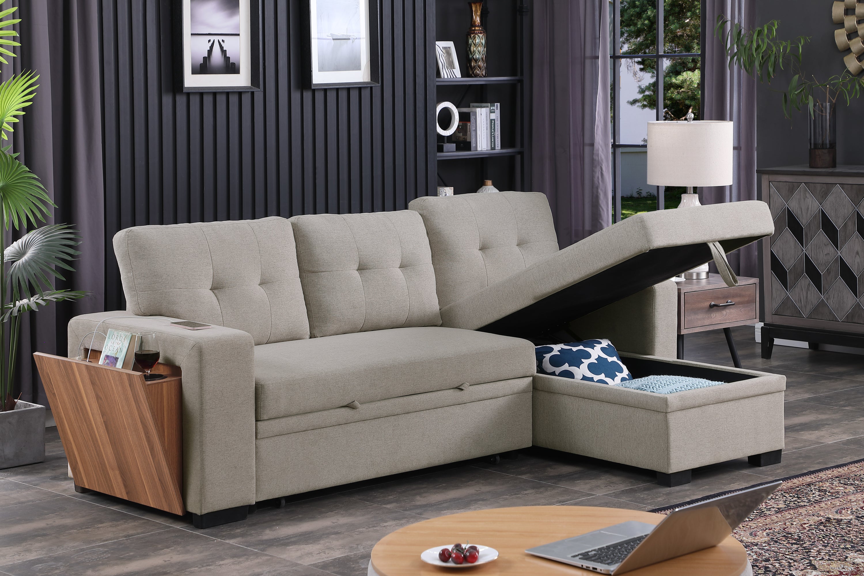 3 - Piece Upholstered Sectional