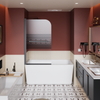 32 x 55 in Bohemian Bathtub Screen - 32 x 55 in / Matte Black view 1