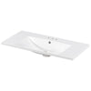 36" Single Bathroom Basin Sink, Vanity Top Only, 3-Faucet Holes, Resin (OLD SKU: WF310598AAK)