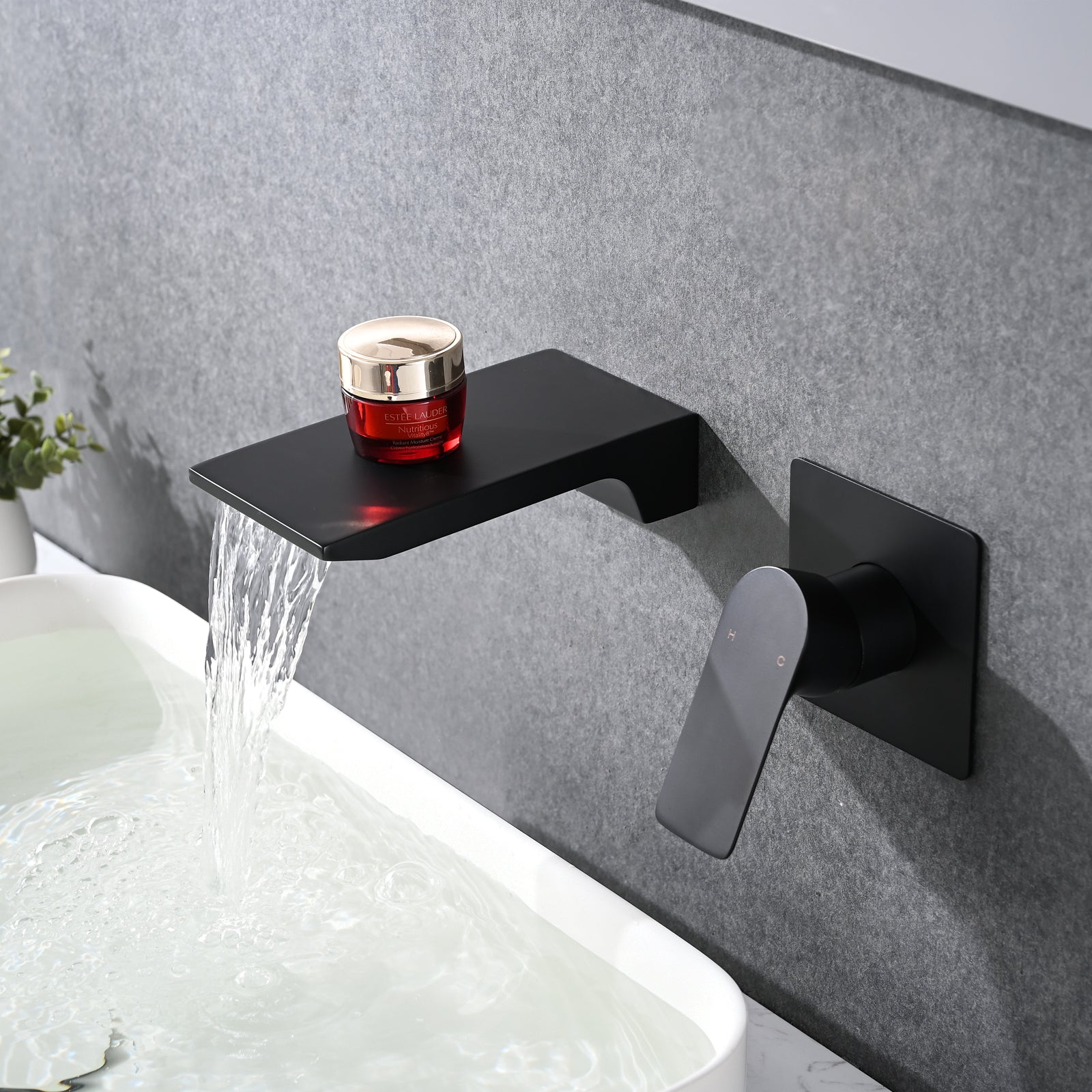 Wall Mount Waterfall Bathtub Faucet