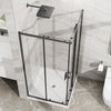 36 x 36 x 72 in Corner Shower Enclosure with Base - 36 x 36 x 72 in / White Base view 1