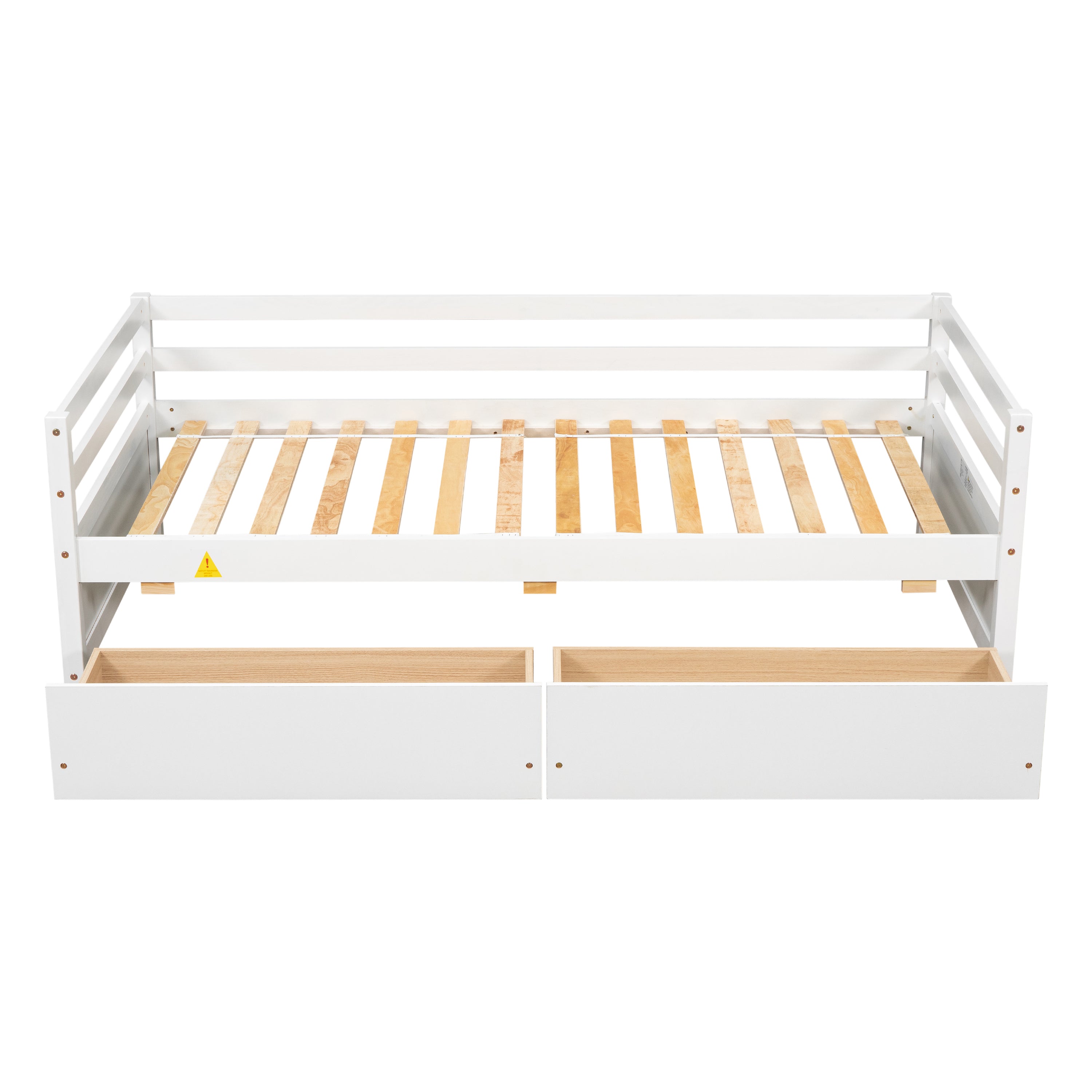 Daybed with two Storage Drawers ,White(New SKU:W504P148589)