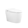 Smart Toilet Bidet Combo with Foot Sensor Open Cover/Seat, Self-Cleaning Nozzle, Heated Seat, Night Light, Knob Control, Power Outage Flushing, Soft Close, Auto Flush, with Remote Control