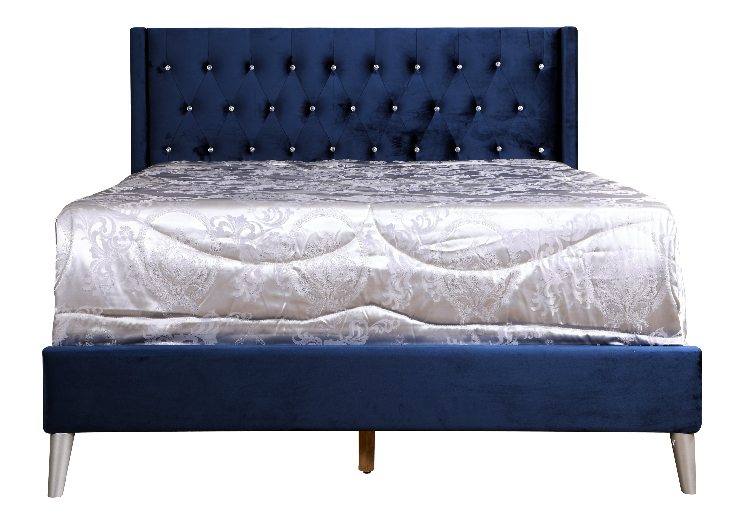 Modern Navy Blue Full Bed For Your Bedroom